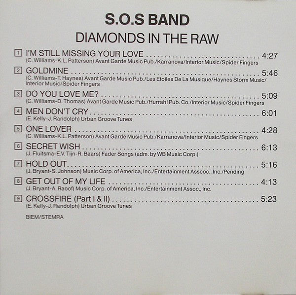 The S.O.S. Band : Diamonds In The Raw (CD, Album)