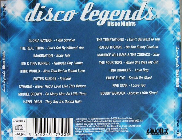 Various : Disco Legends - Disco Nights (CD, Comp)