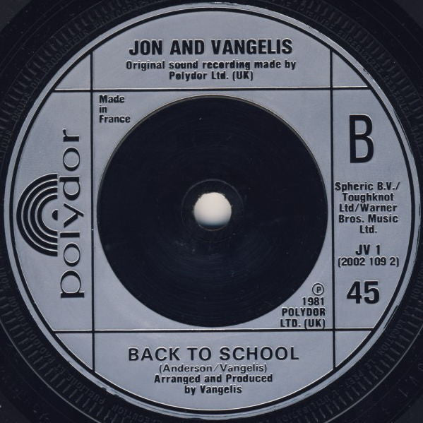 Jon & Vangelis : I'll Find My Way Home (7", Single, Fre)