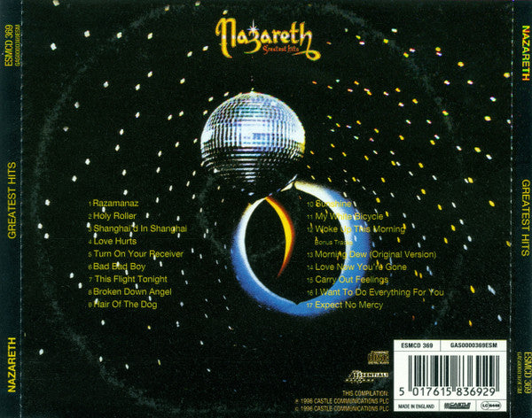 Nazareth (2) : Greatest Hits (CD, Comp, RM)
