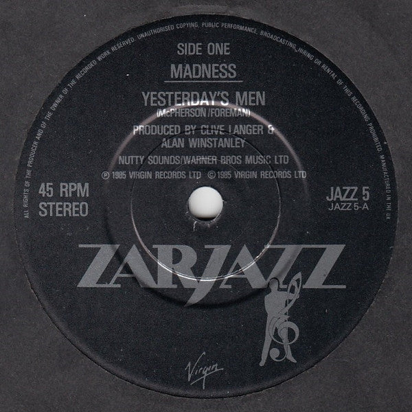 Madness : Yesterday's Men (7", Single)