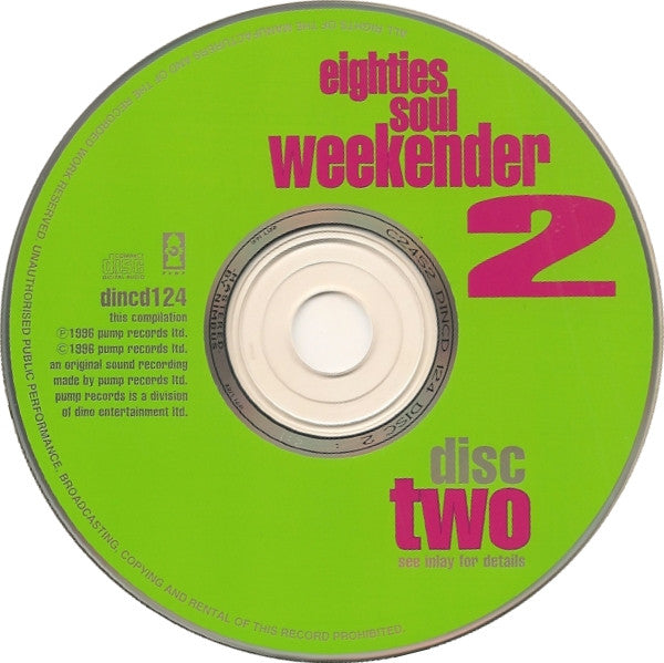 Various : Eighties Soul Weekender 2 (2xCD, Comp)