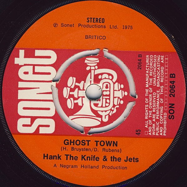 Hank The Knife And The Jets : Guitar King (7", Single, 4 P)
