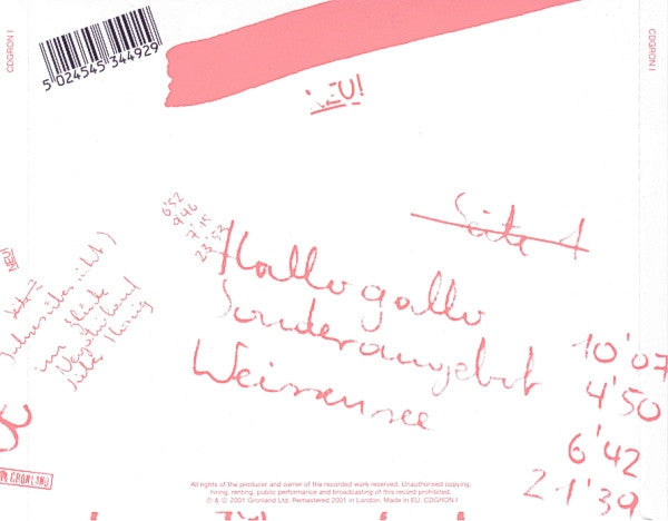 Neu! : Neu! (CD, Album, RE, RM)