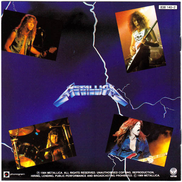 Metallica : Ride The Lightning (CD, Album, RE)