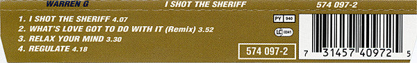 Warren G : I Shot The Sheriff (CD, Single)