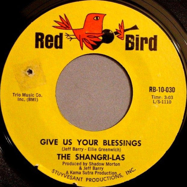 The Shangri-Las : Give Us Your Blessings / Heaven Only Knows (7")