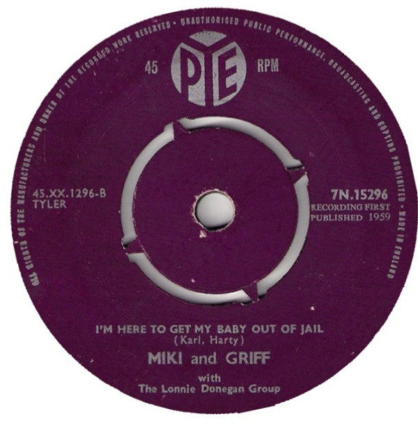 Miki And Griff* With The Lonnie Donegan Group* : Rockin' Alone (In An Old Rocking Chair) (7", Single)