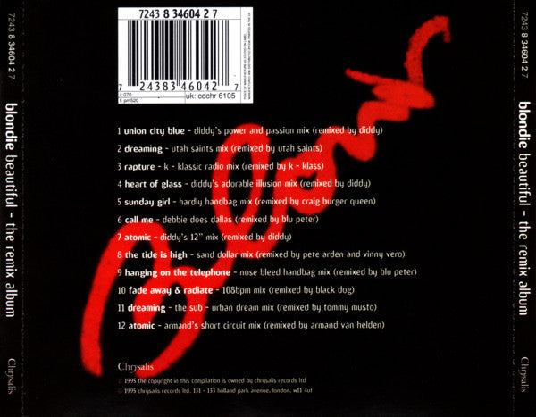 Blondie : Beautiful - The Remix Album (CD, Comp)