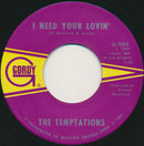 The Temptations : Run Away Child, Running Wild / I Need Your Lovin' (7", Single)