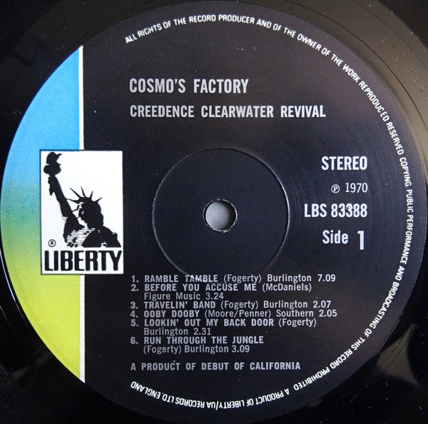 Creedence Clearwater Revival : Cosmo's Factory (LP, Album, Tex)