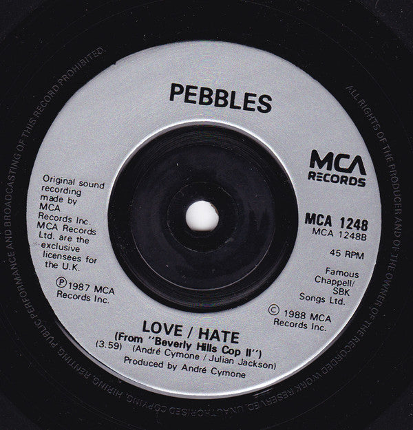 Pebbles : Mercedes Boy (7", Single, Sil)