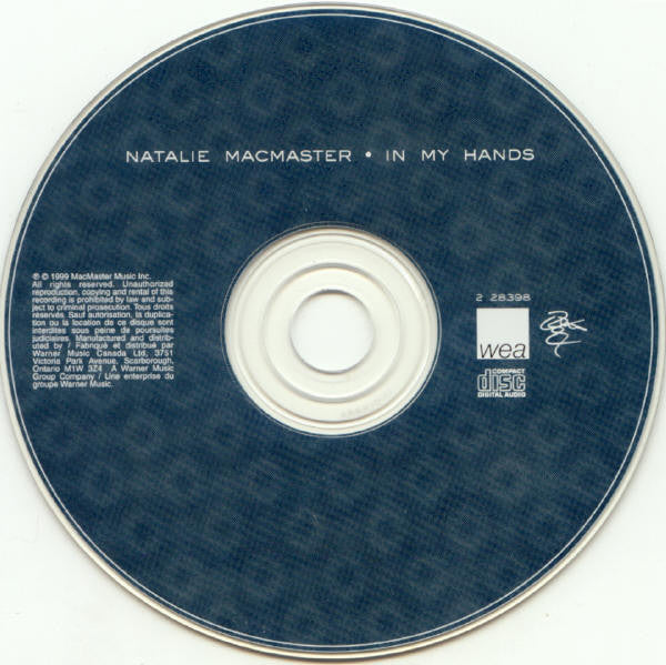 Natalie MacMaster : In My Hands (CD, Album)