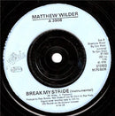 Matthew Wilder : Break My Stride (7", Blu)