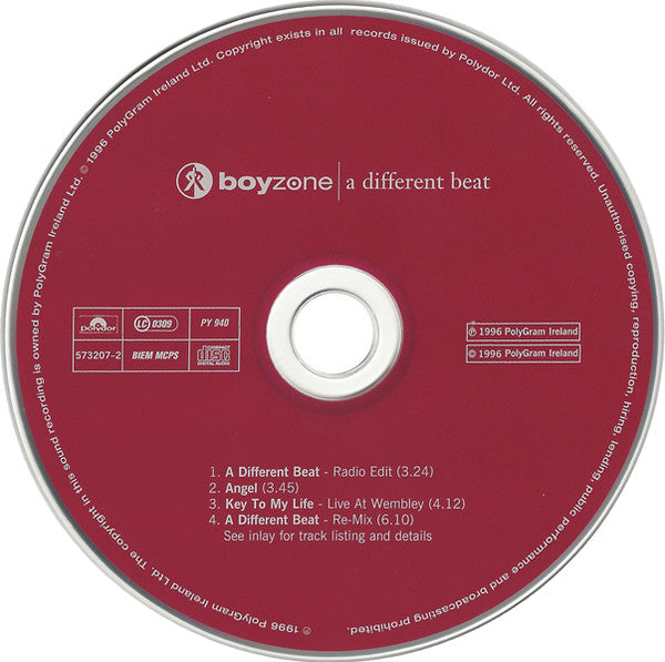 Boyzone : A Different Beat (CD, Single, Dig)