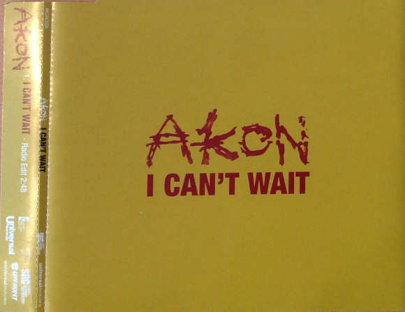 Akon : I Can't Wait (CD, Single, Promo)