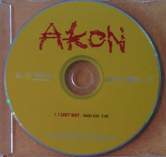 Akon : I Can't Wait (CD, Single, Promo)