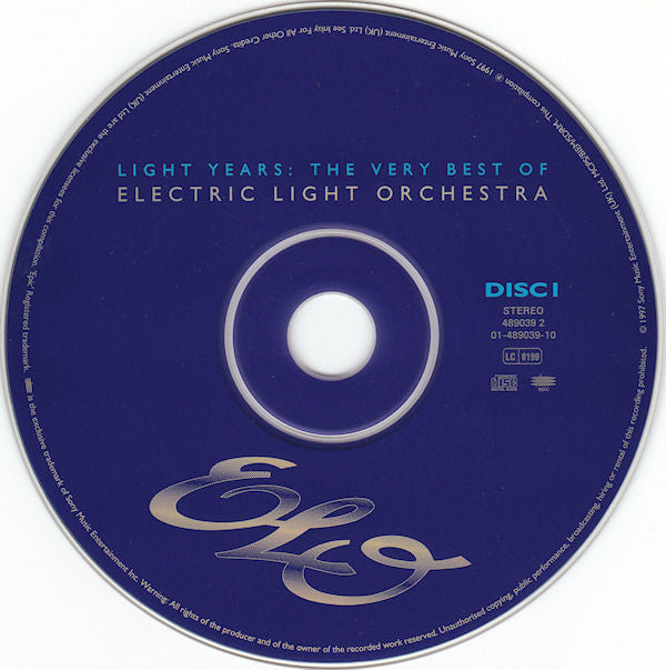 Electric Light Orchestra : Light Years: The Very Best Of Electric Light Orchestra (2xCD, Comp)