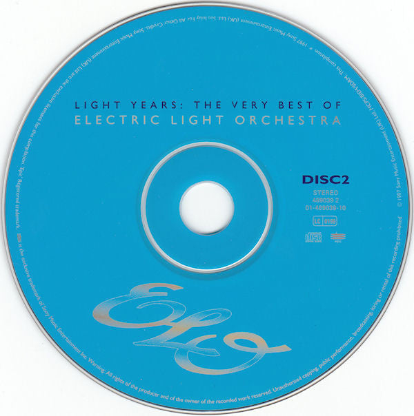 Electric Light Orchestra : Light Years: The Very Best Of Electric Light Orchestra (2xCD, Comp)
