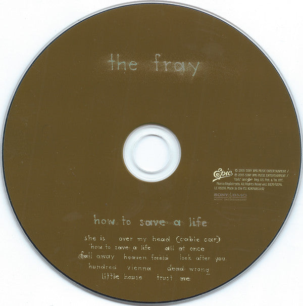 The Fray : How To Save A Life (CD, Album)