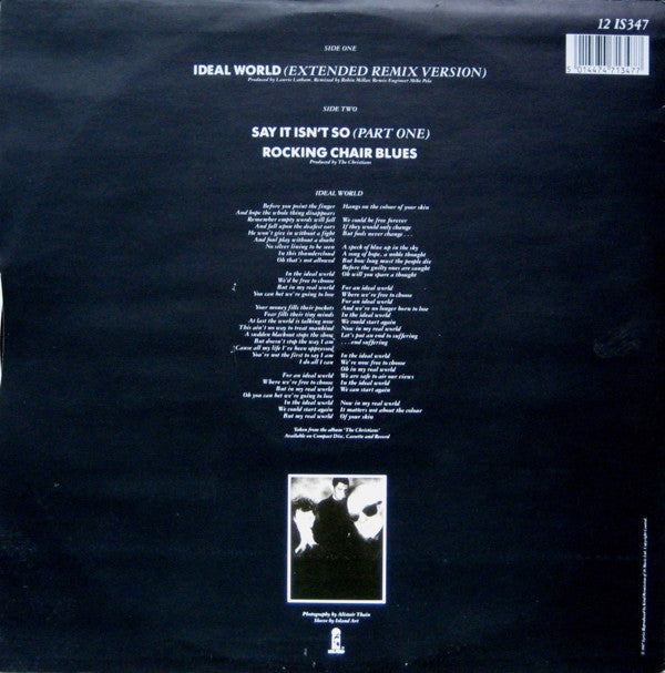 The Christians : Ideal World (Extended Remix Version) (12")
