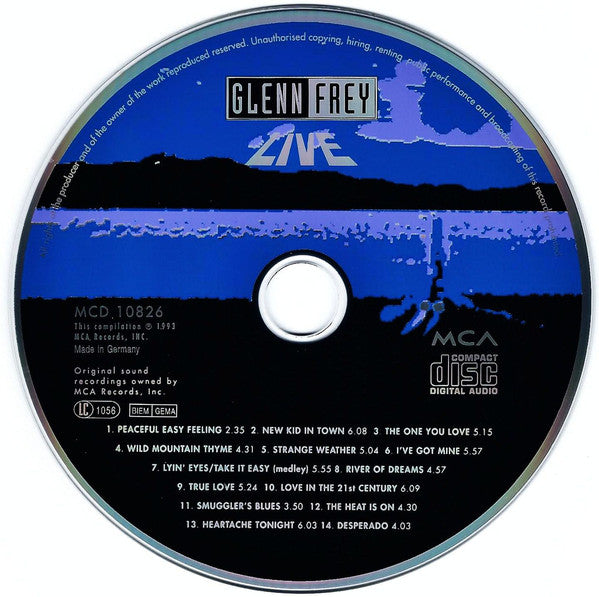 Glenn Frey : Live (CD, Album)