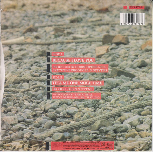 Shakin' Stevens : Because I Love You (7", Single, Pap)