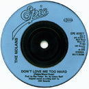 The Nolans : Don't Love Me Too Hard (7", Single, Blu)