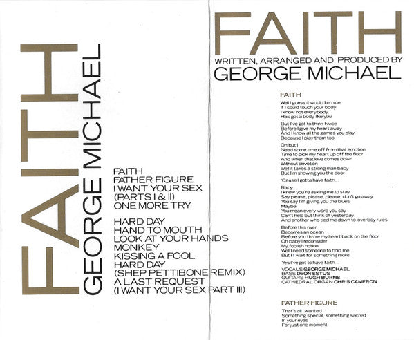 George Michael : Faith (Cass, Album)