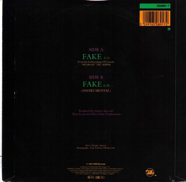 Alexander O'Neal : Fake (7", Single)