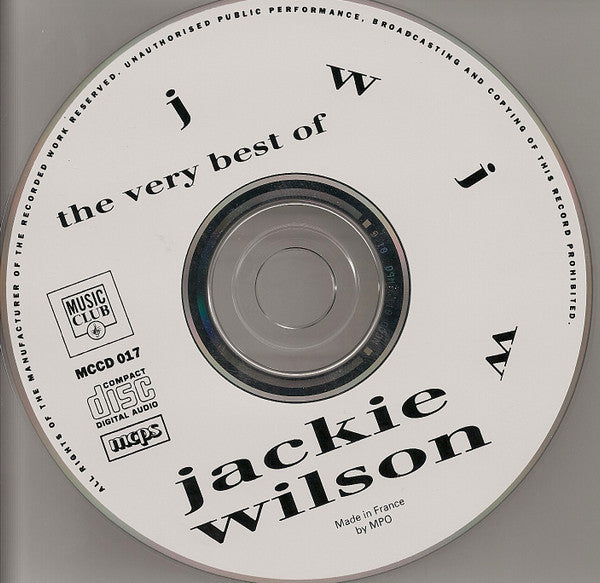 Jackie Wilson : The Very Best Of Jackie Wilson (CD, Album, Comp)