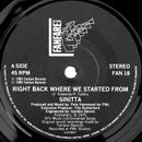 Sinitta : Right Back Where We Started From (7", Single)