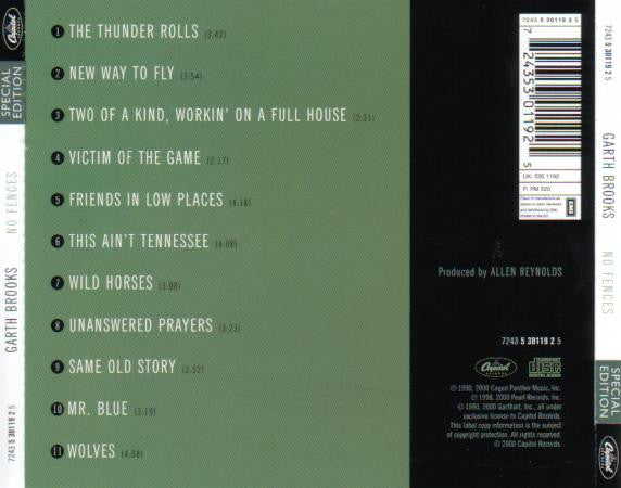 Garth Brooks : No Fences (Tenth Anniversary Special Edition) (CD, Album, RE)