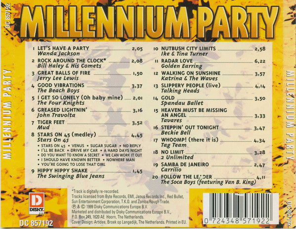 Various : Millennium Party (CD, Comp)