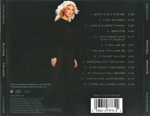 Faith Hill : Breathe (CD, Album)