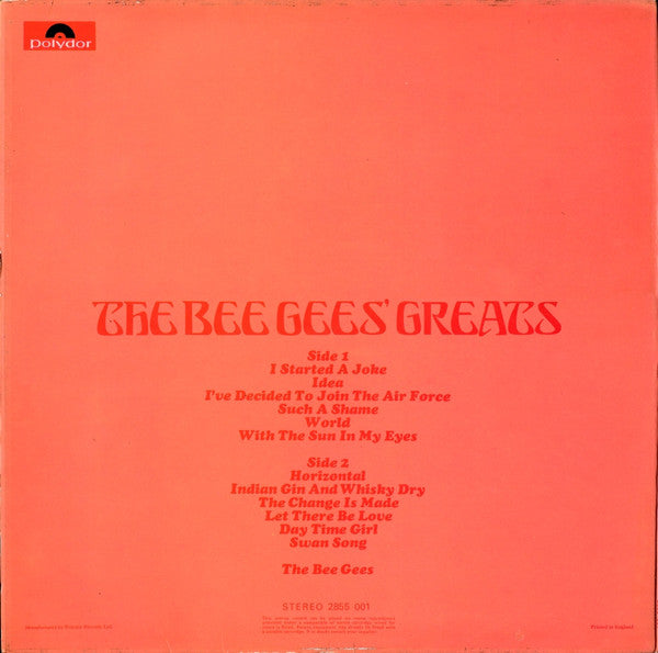 The Bee Gees* : The Bee Gees' Greats (LP, Comp)