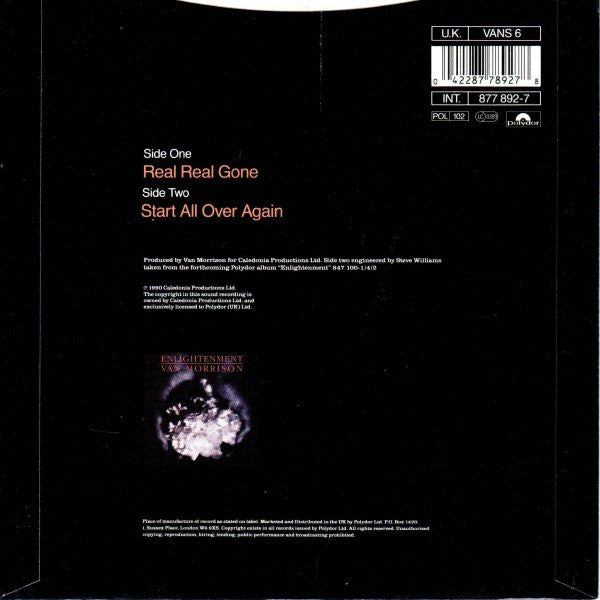 Van Morrison : Real Real Gone (7", Single)