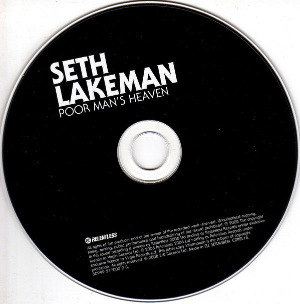 Seth Lakeman : Poor Man's Heaven (CD, Album)