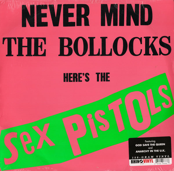 Sex Pistols : Never Mind The Bollocks Here's The Sex Pistols (LP, Album, RE, 180)