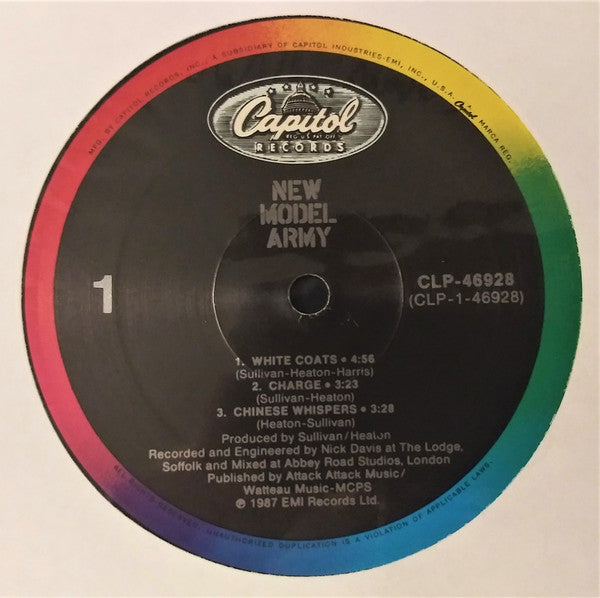 New Model Army : New Model Army (LP, MiniAlbum)