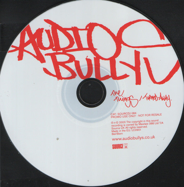 Audio Bullys : The Things / Turned Away (CD, Single, Promo)