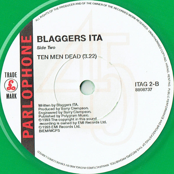 Blaggers ITA : Oxygen (7", Single, Gre)