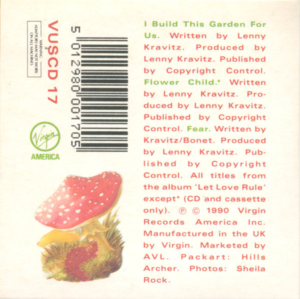 Lenny Kravitz : I Build This Garden For Us (CD, Mini)