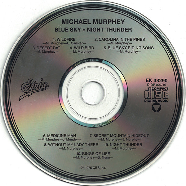 Michael Martin Murphey : Blue Sky • Night Thunder (CD, Album, RE)