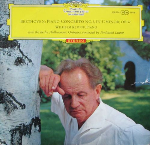 Ludwig van Beethoven – Wilhelm Kempff · Berliner Philharmoniker · Ferdinand Leitner : Piano Concerto No. 3, In C Minor, Op. 37 (LP)