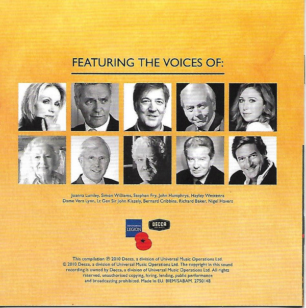 Various : We Will Remember Them (CD, Comp)