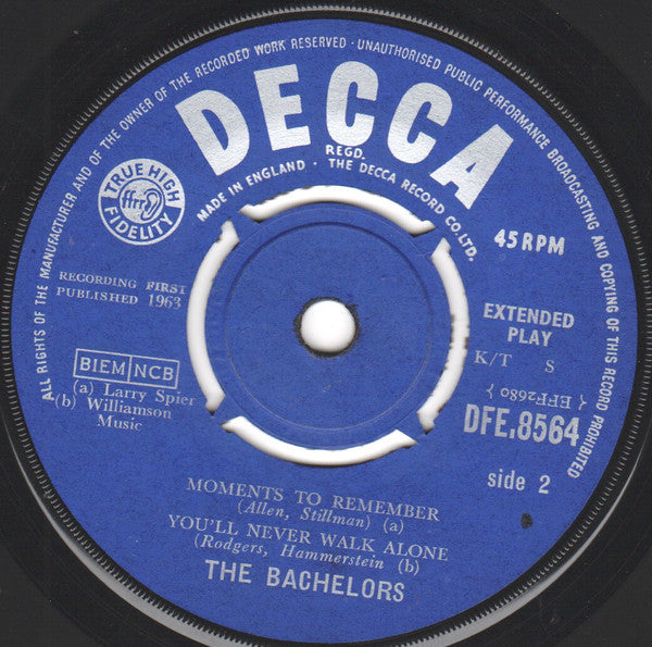 The Bachelors : The Bachelors Volume 2 (7", EP)