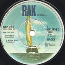 Racey : Lay Your Love On Me (7", Single)