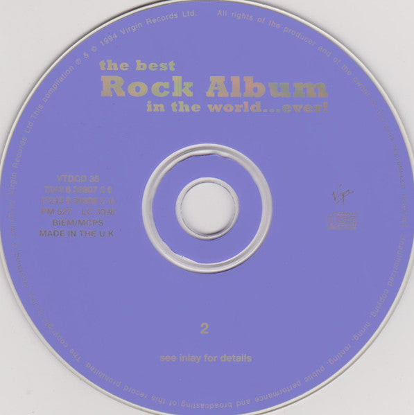 Various : The Best Rock Album In The World... Ever (2xCD, Comp)