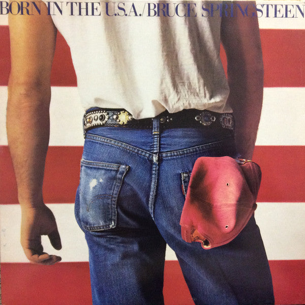 Bruce Springsteen : Born In The U.S.A. (LP, Album, Red)